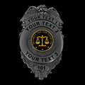 customizable badge ma17 black - BADGE