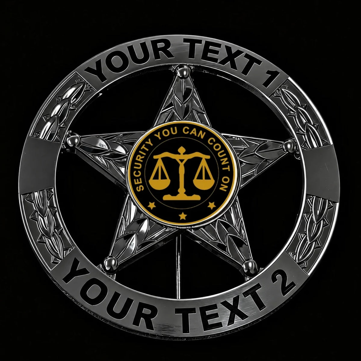 customizable badge ma29 black - BADGE