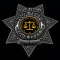 customizable badge ma35 black - BADGE