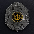 customizable badge ma41 black - BADGE
