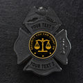 customizable badge ma46 black - BADGE