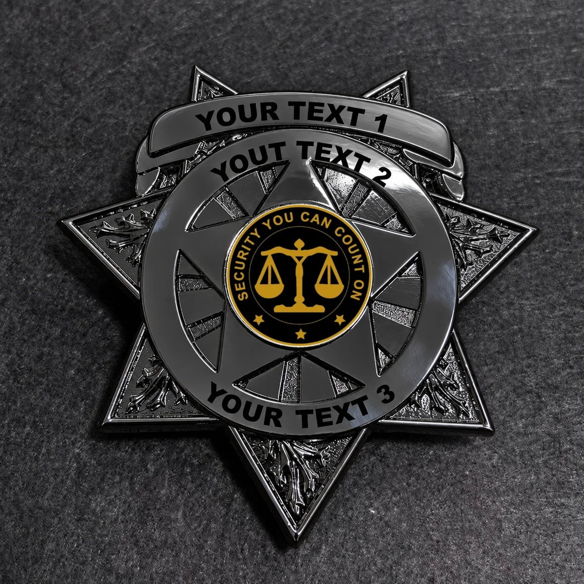 customizable badge ma51 black - BADGE