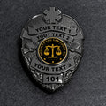 customizable badge ma52 black - BADGE