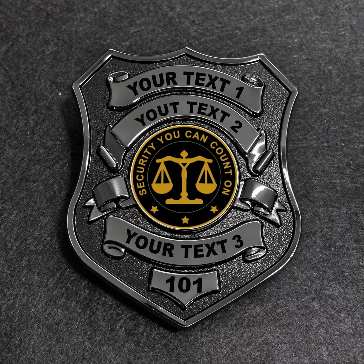 customizable badge ma54 black - BADGE